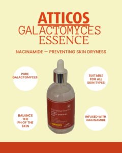 Atticos galactomyces essence 100 ml product content: galactomyces 98% and niacinamide 2%