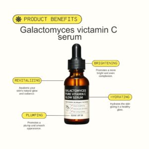 Transform your skin with SOME by MI's Galactomyces Pure Vitamin C Glow Serum. This powerhouse serum combines the benefits of Galactomyces and 30,000ppm of Pure Vitamin C for intense brightening care