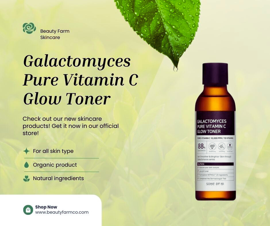 Discover Radiant Skin with SOME BY MI Galactomyces Pure Vitamin C Glow Toner Experience the ultimate skincare upgrade with SOME BY MI Galactomyces Pure Vitamin C Glow Toner. This revitalizing toner is designed to brighten and nourish your skin, leaving you with a radiant and youthful glow.