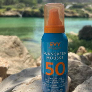 The EVY sunscreen mousse addresses these compliance barriers through a unique delivery mechanism