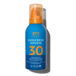 Evy Sunscreen Mousse SPF 30 — 150ML of all-day, sweat-proof, grease-free protection
